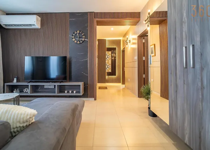 Διαμέρισμα 3br Designer With Outdoor Space, Wifi & Ac By 360 Estates Ta' Penza